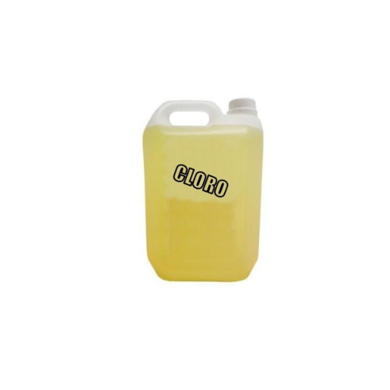 CLORO 5 LITROS + BIDON DESCARTABLE PET 5 LITROS